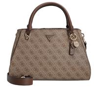 GUESS Noelle II Luxury Satchel Latte Logo/Brown