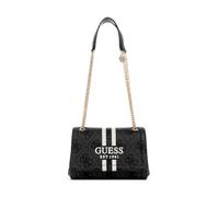 Guess Noelle 4G Logo Bolso de hombro gris oscuro, imitación de cuero, mujer