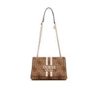 GUESS Noelle II Convertible Xbody Flap Bag Latte Logo