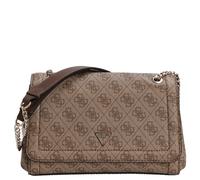 GUESS Bolso bandolera Noelle II convertible Xbody con solapa Latte Logo/Marrón