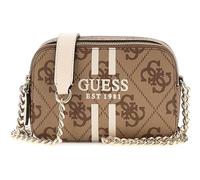 GUESS Noelle II Crossbody Camera Bag Latte Logo/Brown