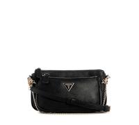 GUESS Noelle II Double Pouch Crossbody, Bolso Bandolera Mujeres, Negro, Talla única