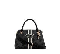 GUESS Noelle II Luxury Satchel Bag Coal Logo