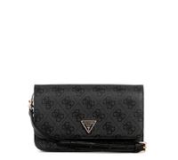 GUESS Noelle II - Organizador cruzado con solapa, logotipo de carbón, talla única