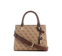 GUESS bolso bandolera Noelle II Multi Compartment Satchel Latte Logo/Brown marrón claro