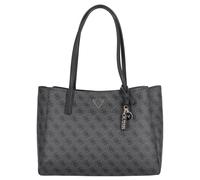Guess Bolso de hombro Noelle II Tech Tote – compartimento para portátil – gris oscuro