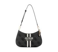 Guess Noelle 4G Logo Bolso de hombro gris oscuro, imitación de cuero, mujer