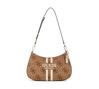 Guess Bolsa de hombro Noelle II – Cierre superior 29 cm marrón con logo
