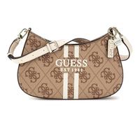 GUESS Noelle II Top Zip Shoulder Bag Latte Logo