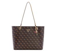 GUESS Noelle Noel, Bolso de Hombro para Mujer, Logotipo marrón, Talla única