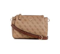 GUESS Noelle Tri Compartment Crossbody Latte Logo/Brown