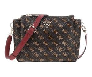 GUESS Noelle Tri Compartment XBody Bag Brown