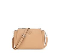 GUESS Noelle Triple Compartment Crossbody, Correa para para Mujer, Beige, Talla única