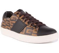GUESS Nola 4G Logo Estampado Informal Zapatos Marrones Hombre Ru 6-12
