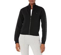 GUESS Nueva Sudadera con Cremallera Allie Scuba, Negro Azabache, XL para Mujer