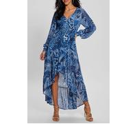 GUESS Nuovo Bahia Wrap Up Nordic Sea Kashmir Talla: XS | Vestidos Maxi Outlet | Mujer