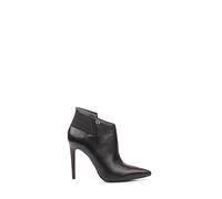 Guess Oliva FLOLI4LEA09, Botas Cortas de Tácon Mujer, Negro (Nero), 37 EU