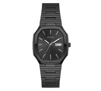 Guess Oliver GW0978G4 - Reloj de Pulsera analógico para Hombre, 35 mm, Acero Inoxidable, Correa de Acero Inoxidable, Color Negro, con indicador de Fecha, 3 Bar