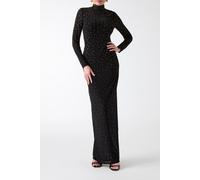 GUESS On The Dot Maxi Jet Black A996 Talla: 48 | Vestidos Maxi Outlet | Mujer | Negro