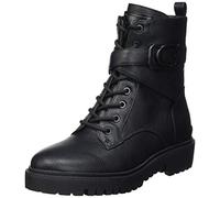 Guess Orana/Stivaletto (Bootie)/Leat, Botas de Combate Mujer, Black, 35 EU
