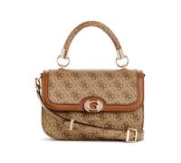 Guess Orlina 4G Logo Bandolera marrón, imitación de cuero, mujer