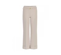 Guess- Pantalones Acampanados con Cinturón- Trousers- Mujer- Blanco- S- Pantalones Acampanados con Cinturón