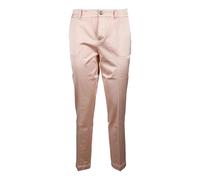 Guess- Pantalones Casuales de Viscosa y Spandex- Trousers- Mujer- Rosa- L- Pantalones Casuales de Viscosa y Spandex