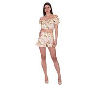 Guess Pantalones Cortos de Lino para Mujer Mayara