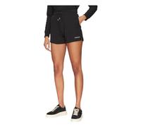 Guess- Pantalones Cortos de Punto- Shorts- Mujer- Negro- S- Pantalones Cortos de Punto