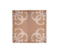 GUESS bufanda Jacquard Kefiah Scarf 135X135 Beige crema