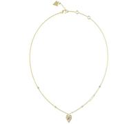 GUESS Paperlink - Collar de acero inoxidable para mujer, 40-45 cm, multicolor, 40-45 cm, acero inoxidable, sin piedras preciosas