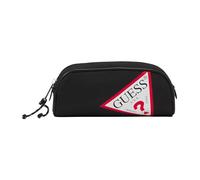Guess Pencil case - Estuche para lápices (poly woven gt-46-01), color negro