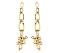 Guess Pendientes colgantes de oro Love Wire UBE29016