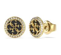 GUESS Pendientes de plata de ley para mujer, JUBE02147JWYGBKT/U, plata de ley, talla única, One Size, Plata de ley, Cristal