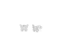 Guess - Pendientes para mujer, color plateado