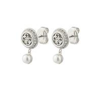 GUESS Pendientes plata / transparente / blanco One Size plata / transparente / blanco