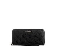 Guess Cartera Phoebe SLG con cremallera alrededor Grande L logo negro