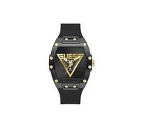 Guess Phoenix Quantum GW1072G2 - Reloj de Pulsera para Hombre (44 mm, Acero Inoxidable, Cuarzo, Cristal Mineral, 5 ATM, Correa de Silicona), Color Negro