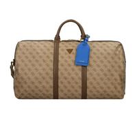 Guess Pisa Bolsa de fin de semana beige, imitación de cuero, 56 x 36 x 24cm