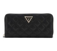 GUESS Bolso de mano mujer Giully II SLG Large Zip Around Negro Talla única