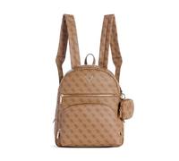 Guess Power Play Mochila marrón claro, imitación de cuero, mujer, 13L