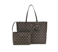 GUESS Power Play Large Tech Tote Brown Logo