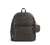 Guess Power Play Mochila moreno, imitación de cuero, mujer, 13L