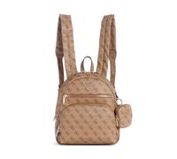 GUESS Power Play - Mochila para mujer, Logotipo de Latte, Talla única