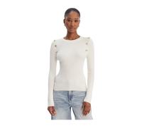 Guess - Pull ML boutons - Knitwear - Mujer - Blanco - L -