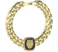Guess Pulsera para hombre de la colección Lion King. La pulsera tiene como símbolo León y tiene medida: L. La pulsera tiene color dorado y negro. La referencia es: JUMB04001JWYGBKL