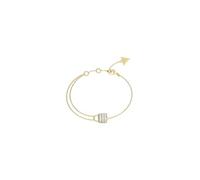 GUESS Pulsera para mujer colección My Secret Pulsera fabricada en acero y en color oro amarillo. Medidas: S. Referencia: JUBB05418JWYGS.