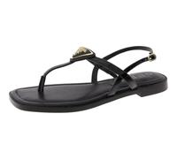 GUESS Rainey, Sandalias Planas Mujer, Negro 001, 39 EU