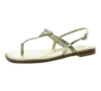 GUESS Rainey, Sandalias Planas Mujer, Oro 710, 39 EU