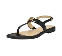 Guess Reality, Sandalias Planas Mujer, Piel Negra 001, 35 EU